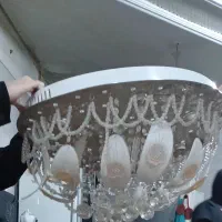 لوستر اسپیکر دار فلش خور