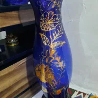 گلدان طلاکوب آنتیک