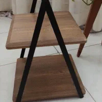 استند ترکیب فلز و چوب روکش دار