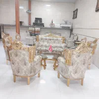 *مبل سلطنتی۹نفره مدل تکگل گردوملایردرحدنودورومنبت*