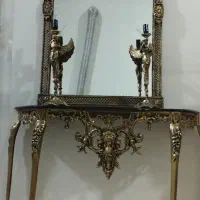 اینه شمعدان برنزی
