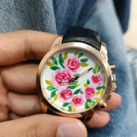 فروش ساعت مچی مردانه  صفحه برنجی