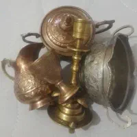 قندون شکر‌پاش برنز قلم زنی حراج واقعی