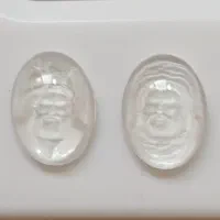 نگین انگشتر دُر حکاکی شده شمایل