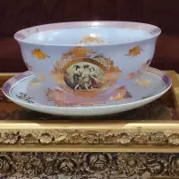 ده پارچه چینی دورطلاگوب اصل VERSAIالیزابت سلطنتی