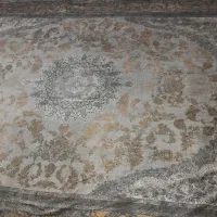دوتا روفرشی کشدار گل برجسته نه متری