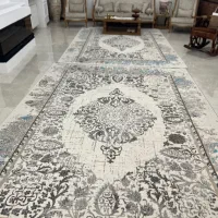 فرش۹متری ۱۲۰۰شانه تراکم ۴۰۰ خوش نقش برجسته