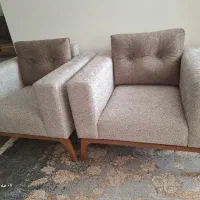 مبل تک نفره چوب راش آکبند