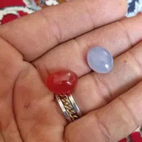 نگین عقیق یمن سوزنی.عقیق خراسانی