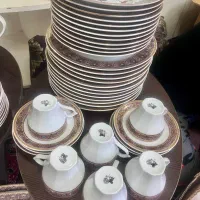 سرویس چینی ۱۲ نفره مقصودطرح شکار (شرایط صفرنایاب)