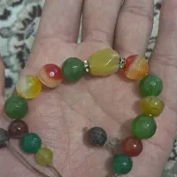 دستبند انواع سنگ معدنی رج دار معاوضه با کفتر