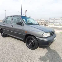 پراید مدل ۹۷ خاکستری بدون رنگ و لیسه