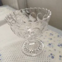 بشقاب ۶ عدد فرانسوی و آجیل خوری پایه دار ۶ عدد