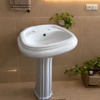 روشویی پایه دار بهداشتی سالم وتمیز
