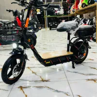 Kugo اسکوتر برقی سبد دار بارکف چوبی