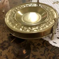منقل برنجی حکاکی شده قدمت دار ۱۰۰ ساله