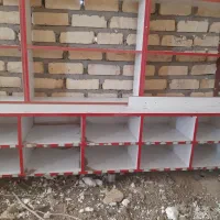 دکور mdf|کتابخانه، شلف، قفسههای دیواری|کاشان, فاز ۱ ناجی آباد|دیوار