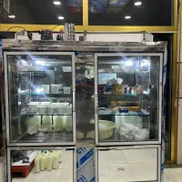 یخچال تمام استیل ویترینی