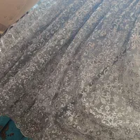 لباس محلی ست کامل کاملا نو رنگ نقره ای
