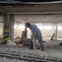 تخر یب ساختمان  حمل مصالح ساختمانی
