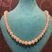 گردنبند مروارید پرورشی گلبهی