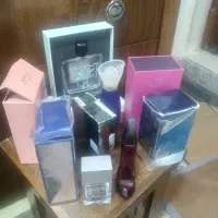 ۹عددشیشه ادکلن خالی با جعبه