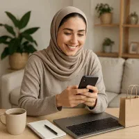فروشنده تلفنی خانم