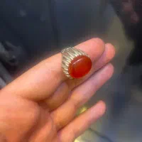 انگشتر نقره مردانه عقیق