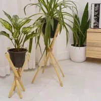 پایه گلدان بامبو