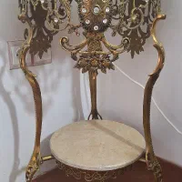 میوه خوری و میز برنزی