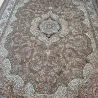 فرش۷۰۰شانه سه سایز تراکم۲۵۵۰طرح سلطان زمینه گردویی