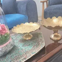 ظرف میوه وشیرینی خوری برنجی
