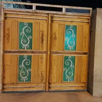 درب حیاط ماشین رو