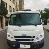 مینی بوس کارسان موتور ایسوزو با تایید شماره گذاری