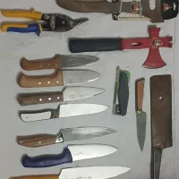 چاقو و تبر و ساطور و ....