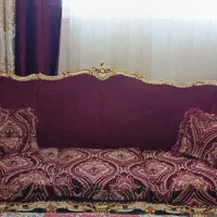 مبل ۹نفره استیل کلاسیک شیک تمیز با میز ناهارخوری