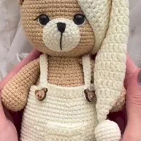 عروسک خرس بافتنی