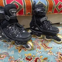 اسکیت rollerblade حرفه ای سایز ۳۳ تا ۳۶/۵ با لوازم