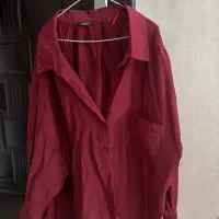 شومیز پری زرشکی جنس ترک
