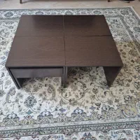 ۶میز عسلی  که بصورت  میز جلوی مبلی در می آید