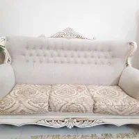مبلمان نیمه استیل راحتی در حد نو