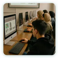 کلاس تابستانی کامپیوتر وبرنامه‌نویسی کودک و نوجوان|خدمات آموزشی|رشت, معلم|دیوار
