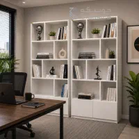کتابخانه ایستاده چوبیکو مدل آرتا
