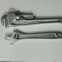 آچار فرانسه و لوله گیر شلاقی