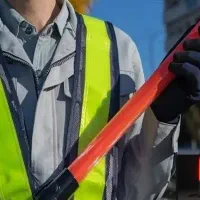 تابلو ایست چراغ باتومی باتوم برقی دستی چراغی شارژی