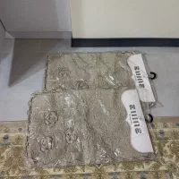 ۲عدد پادری پنبه ای ترک قلاب بافی شده مناسب جهیزیه