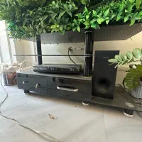 میز تیوی شیشه ای