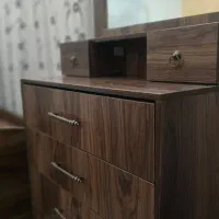 تخت یک و نیم نفره + میز آرایش MDF دست‌ساز