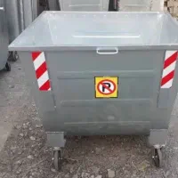 سطل زباله شهری گالوانیزه