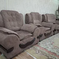 مبل ۹ نفره به همراه میز جلو مبلی و ۴ عسلی